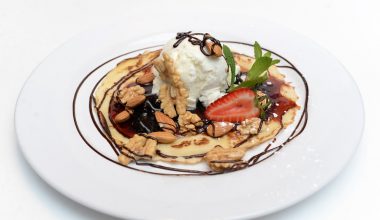Creppe con helado