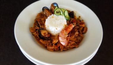 Cazuela de mariscos